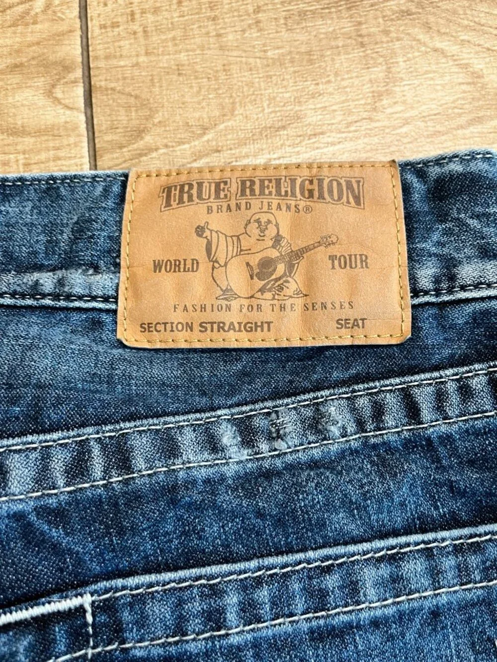 Mens True Religion Straight Denim Jeans - 33
